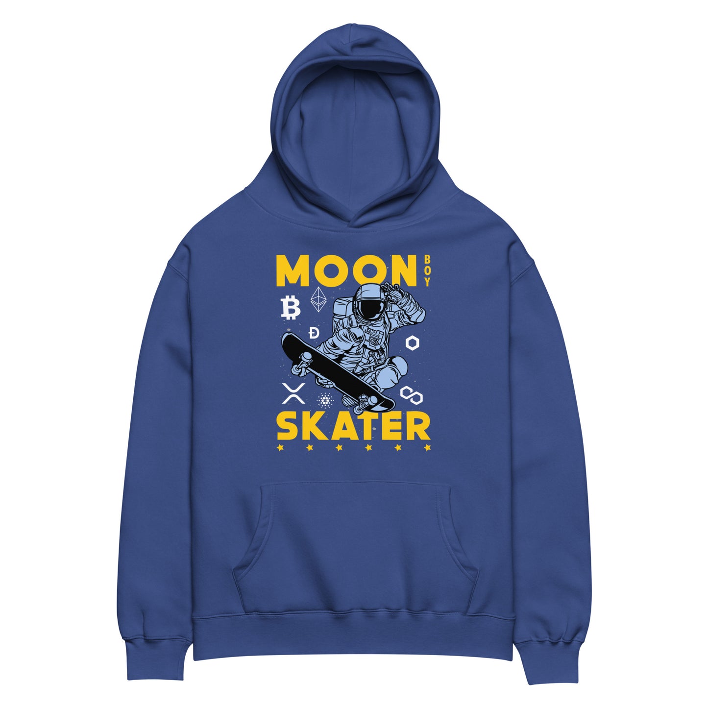 Black Moon Boy skater oversized hoodie