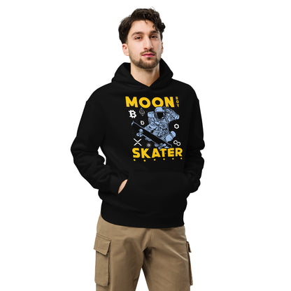 Black Moon Boy skater oversized hoodie
